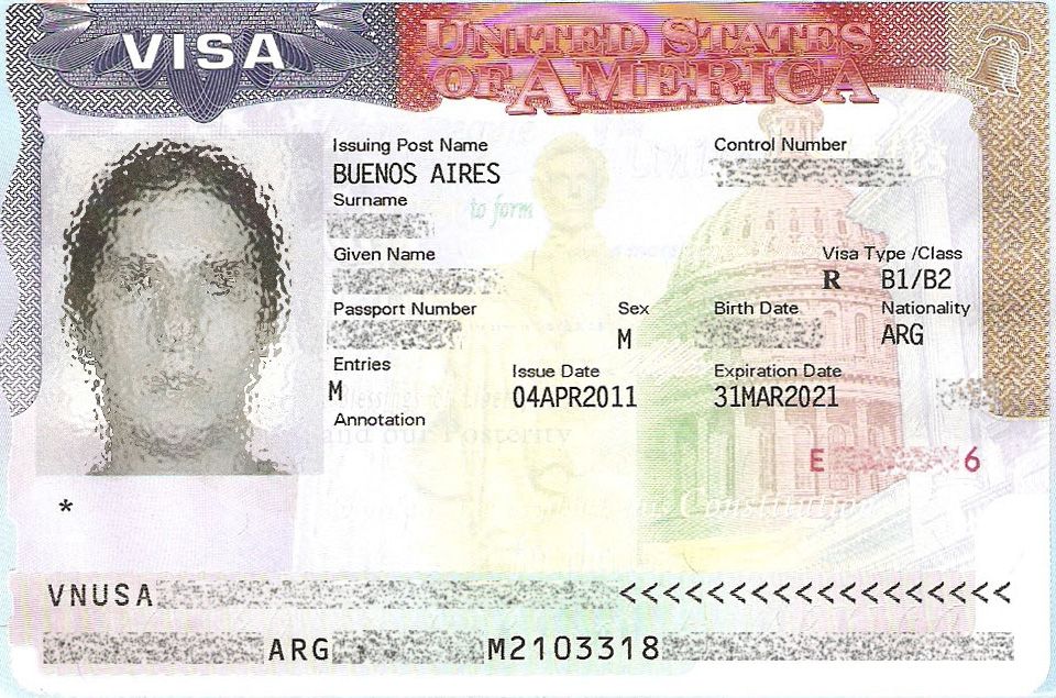 Visa para los que  estuvieron en Estados Unidos en el 2000
