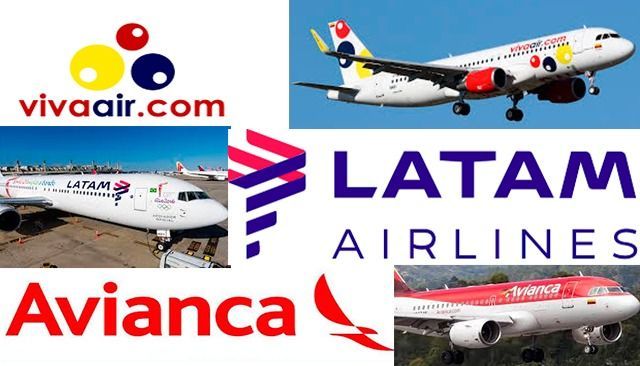 Latam Airlines Group crea la mayor alianza de aerolíneas en el mundo y Avianca insiste en que la fusión de Avianca y Viva Air es vital para que la aerolínea de bajo costo Viva Air sobreviva a su crisis financiera.