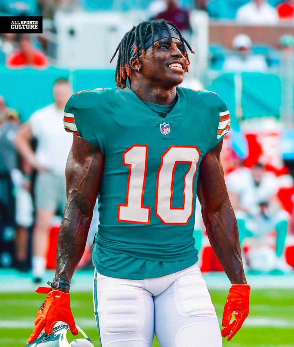 Tyreek Hill on the Miami Dolphins