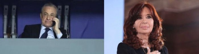Florentino Pérez ayuda a destapar un caso de corrupción de Cristina Kirchner